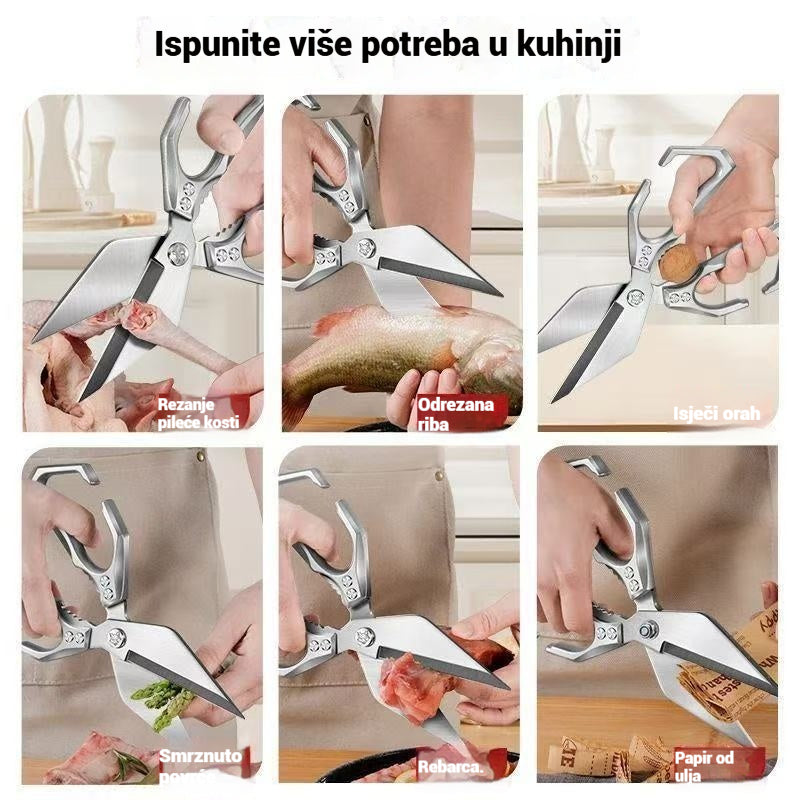 🍗✂️Višenamjenske kuhinjske škare za teške uvjete rada💯Rezanje mesa i kostiju