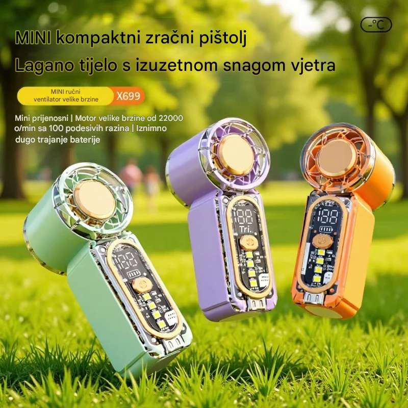 [Novi proizvod s 50% popusta] Mali prijenosni ventilator velike brzine i dugog vijeka trajanja.