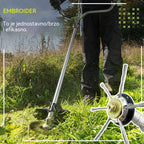 🔥✨【Kupite 1, dobijte 1 gratis: 2 komada】🔥 Zamjenjiva rezna glava za kosilicu/trimer - Čelična rezna glava za košnju trave 🌿✂️⚙️