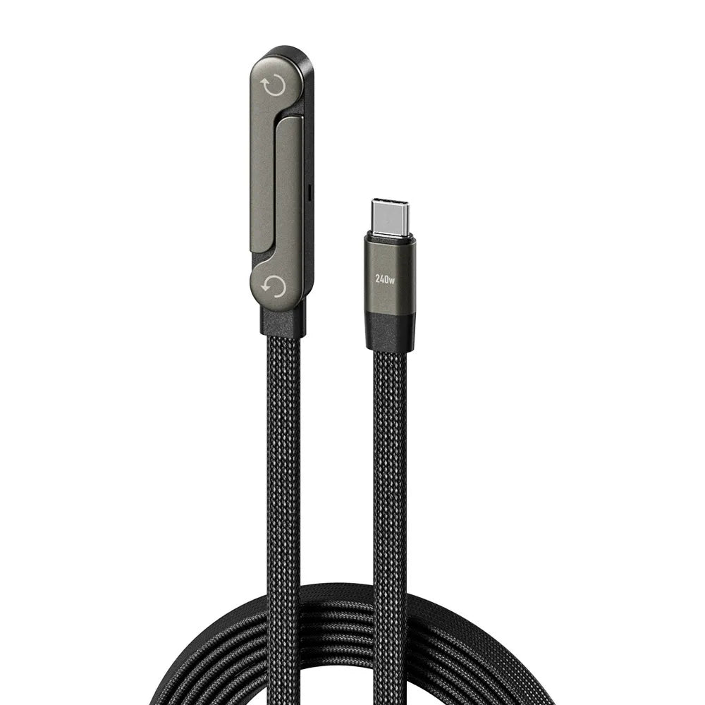 🔥⚡Kabel za brzo punjenje 2 u 1 s podesivim držačem za telefon🔋