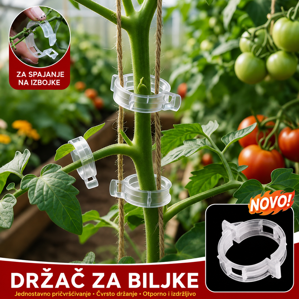 🍅🌱Plaćanje pouzećem + Kupi 100, dobiješ 100 gratis【200 komada】Kopča za učvršćivanje rasta sadnica